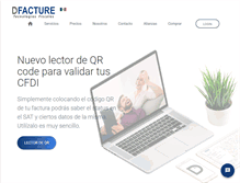 Tablet Screenshot of dfacture.com